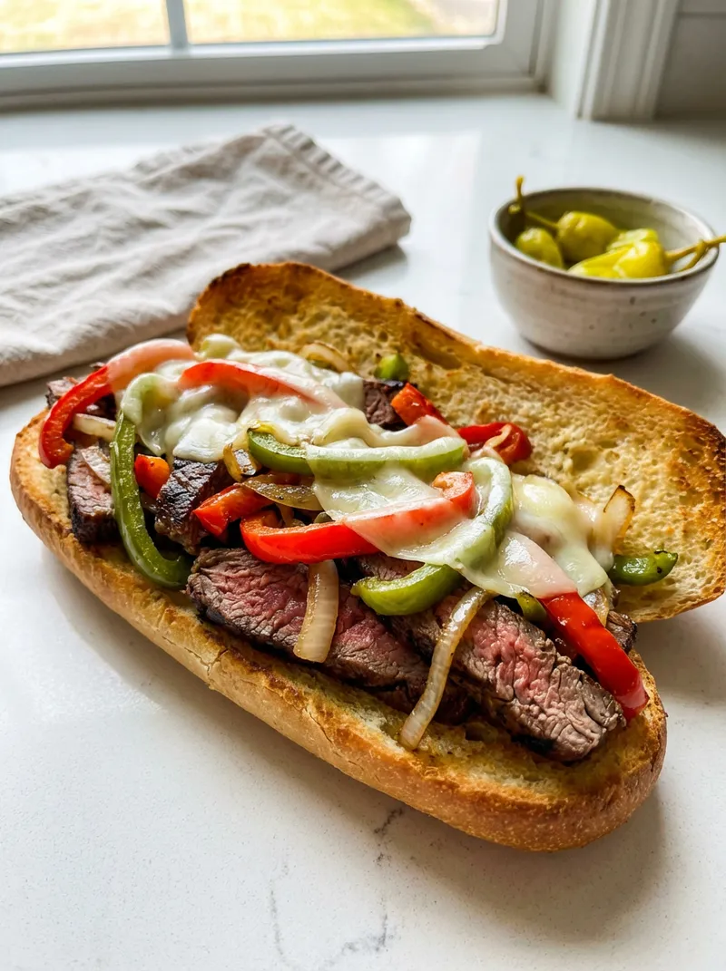 Steak and Pepper Hoagies