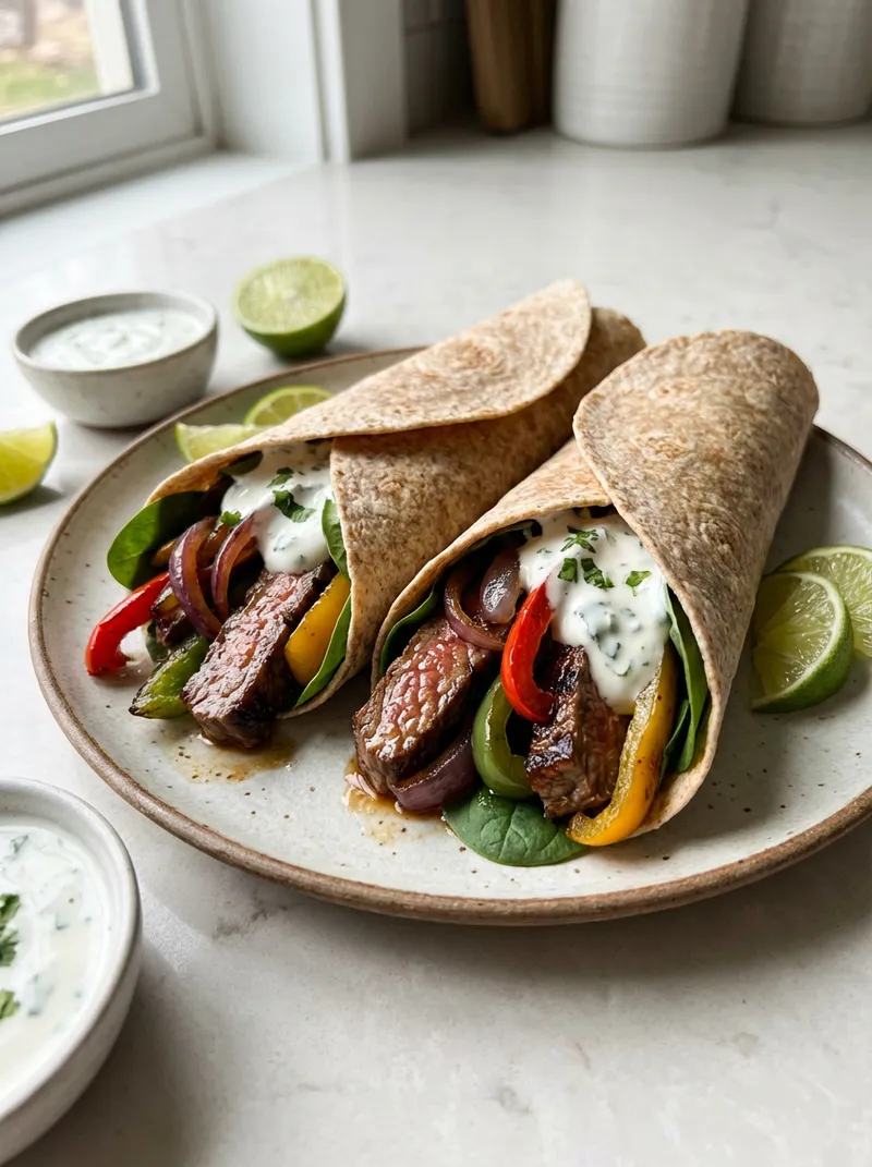Steak Fajita Protein Wrap