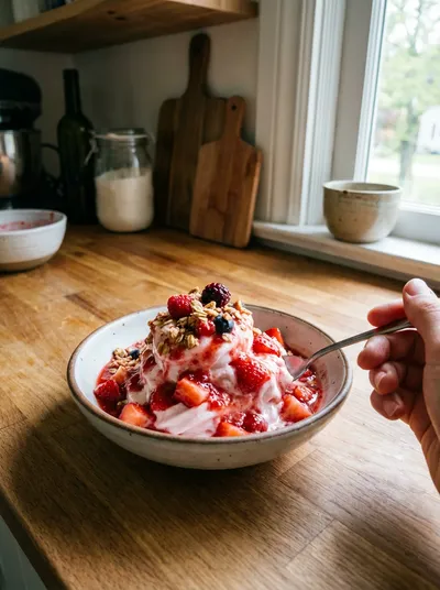 Strawberry Frozen Yogurt