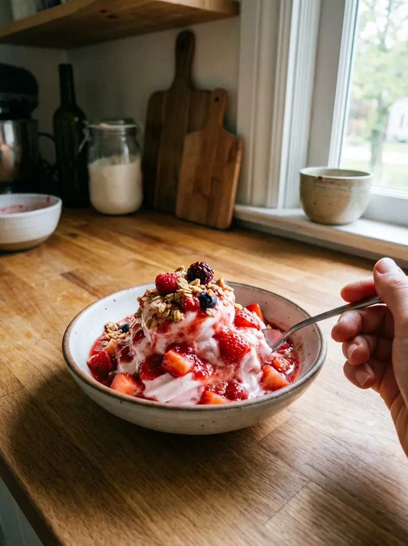 Strawberry Frozen Yogurt
