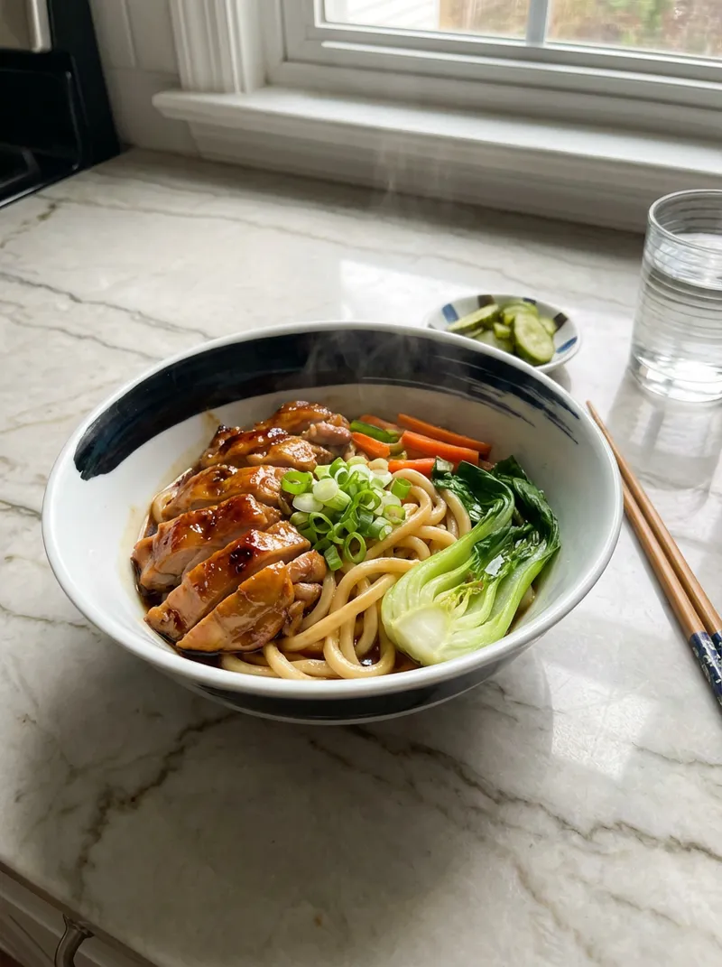 Teriyaki Chicken Udon