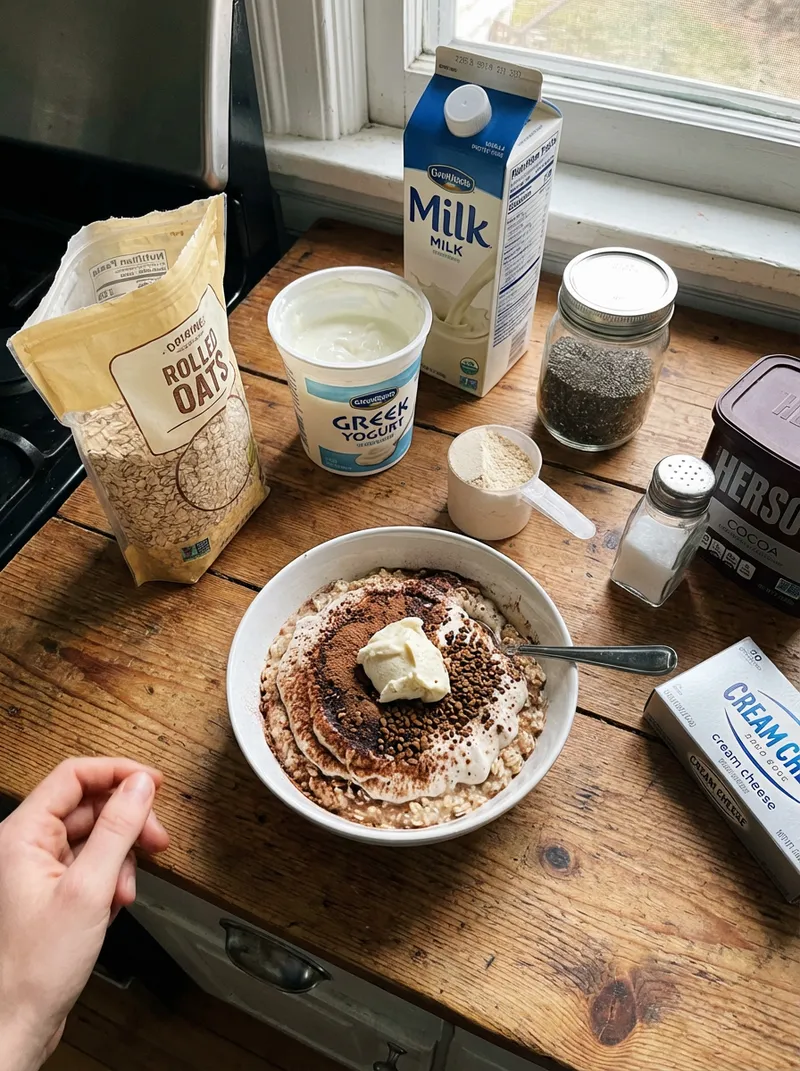 Tiramisu Protein Oats