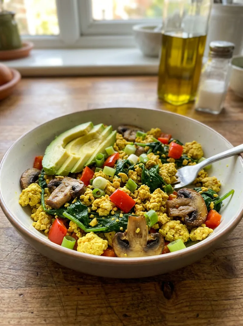 Tofu Veg Breakfast Scramble