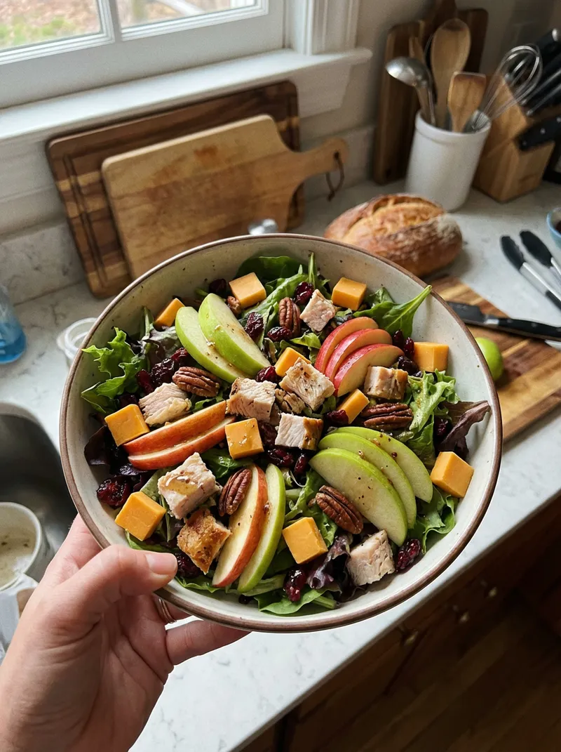 Turkey Apple Cheddar Salad