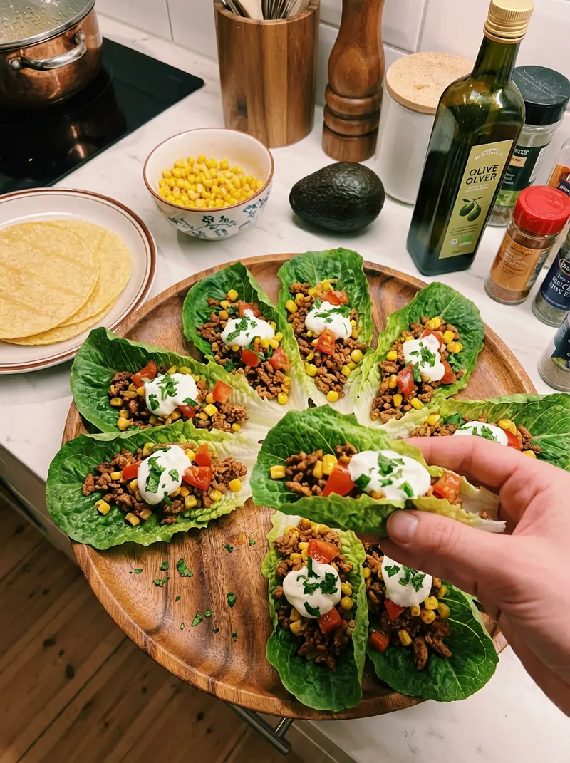 Turkey Taco Lettuce Tacos