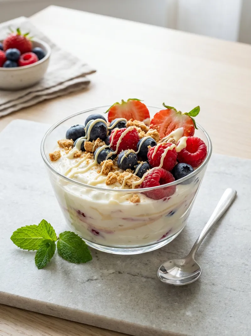 White Chocolate Berry Protein Cup