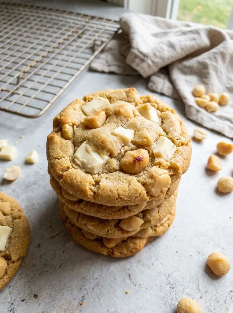 White Chocolate Macadamia Cookies